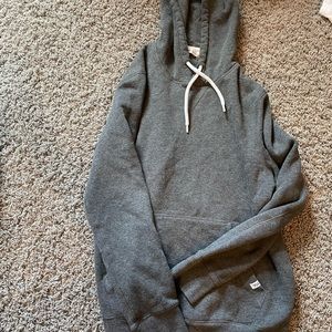 grey hoodie
